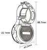 Wind&Moon Bike Bell 80-130dB Loud AntiTheft Alarm Produktbild-Vorschau 2