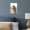 MuchoWow® Poster Katze - Kratzbaum - Grau 20x30 cm - Produktbild-Vorschau 4