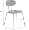 A diagram of a chair with dimensions indicated by lines and text. Anteprima dell’immagine prodotto