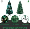 LZQ Arbre de Noël en PVC Artificiel 210 cm avec LED fibre Voir les images du produit 4