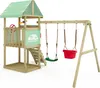 Wieża zabawowa Wickey DinkyHouse ze zjeżdżalnią i podwójną Podgląd zdjęcia produktu 2