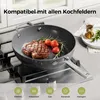 Bratpfanne Keramik mit Deckel 28cm 5L Antihaft Induktion Produktbild-Vorschau 3
