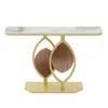 WISFOR Table console en marbre Table de couloir Table Voir les images du produit 10