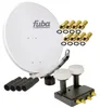 FUBA SAT Anlage DAA 850 G ALU Grau PremiumX Quad Monoblock Produktbild-Vorschau 1