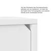 SONNI Lowboard Armoires TV Blanc brillant avec éclairage Voir les images du produit 7