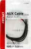 AMiO MOCNY KABEL AUX MINI JACK 3,5MM OPLOT 100CM Podgląd zdjęcia produktu 11