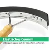 Schweissmesser für Pferde mit Holzgriff & Zacken, Putzzeug Produktbild-Vorschau 2