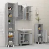 vidaXL Armoire de toilette Gris Sonoma 80x20,5x64 cm Bois Voir les images du produit 10
