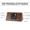 Wecker Digital Holz, USB-Betrieben Nachttischwecker mit LED Produktbild-Vorschau 3