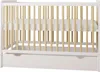 ZEE LUMI Bílá/Přírodní dětská postýlka 120×60 cm 2v1 se Náhled obrázku produktu 16