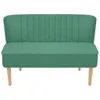 Sofa Stoff 117 x 55,5 x 77 cm Grün Produktbild-Vorschau 3