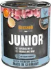 A can of dog food with an illustration of chicken and egg on the label. Produktbild-Vorschau