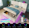 STILVORA Polsterbett Stauraumbett 180×200cm Doppelbett mit Produktbild-Vorschau 4