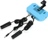 A blue digital multi-parameter water quality tester with two black probes is shown against a white background. Podgląd zdjęcia produktu