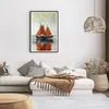 Gerahmtes Poster - Schwarzer Rahmen - Segelschiffe Öl Produktbild-Vorschau 7
