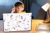 MuchoWow® Laptop Aufkleber Sticker Cover Blumen - Aquarell Produktbild-Vorschau 3