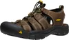 A single brown KEEN sandal is shown against a white background. Produktbild-Vorschau