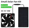 Solární ventilátor pro venkovní kempování, malý solární Náhled obrázku produktu 9