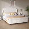 Letto imbottito INONEFT, 140 x 200 cm, letto matrimoniale, Anteprima dell’immagine prodotto 4