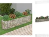 vidaXL Gabionen-Hochbeet Verzinktes Eisen 260x50x50 cm -  Produktbild-Vorschau 1