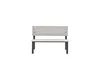 A park bench on a white background. Produktbild-Vorschau