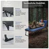 NovaTerra Sonnenliege mit Matratze dunkelblau/steingrau Produktbild-Vorschau 6
