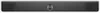A front view of a black soundbar with a silver circular control knob in the center. Anteprima dell’immagine prodotto
