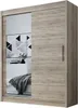 Easy4You D1 120 cm Trüffel Schiebetüren Kleiderschrank Produktbild-Vorschau 1