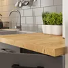 A close-up view of a kitchen countertop with a sink and faucet. Produktbild-Vorschau