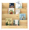 Bücherregal BRUNO 4 Fächer aus Massivholz - natur/weiß Produktbild-Vorschau 4