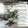 Motorradhebebühne hydraulisch 360 kg Breite 50 cm kleiner Produktbild-Vorschau 9
