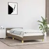 Bettgestell ohne Matratze Taupe 100x200 cm Stoff Produktbild-Vorschau 2