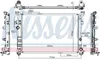 NISSENS 627044 Kühler Wasserkühler Motorkühler passend für Produktbild-Vorschau 6