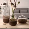 LEONARDO 041670, Váza ve tvaru lahve, Sklo, Hnědá, Náhled obrázku produktu 3