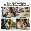 Handventilator USB Mini 3 Windstufen, 10 Stunden Laufzeit, Produktbild-Vorschau 2