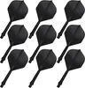 CyeeLife 2-In-1 Dart Flights and Shafts Pack of 9 Schwarz Produktbild-Vorschau 1