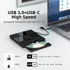 Externe DVD/CD-brander met dubbele USB 3.0-poorten en Productafbeelding-voorbeeld 4