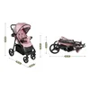 Tulano Kinderwagen Buggy Avignon 35 Flower Collection Pink Produktbild-Vorschau 2