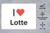 MuchoWow® Mauspad Mousepad Ich liebe - Lotte - Mädchen Produktbild-Vorschau 2