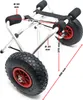 Carrello pieghevole in alluminio per canoe fino a 68 kg, Anteprima dell’immagine prodotto 2
