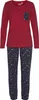 Vivance Dreams Pyjama 2 -teilig rot-navy Größe 44/46 Produktbild-Vorschau 1