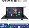 Radio samochodowe 6+128G z CarPlay i Androidem 15 do BMW X3 Podgląd zdjęcia produktu 2