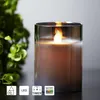 Świeca Led woskowa szklana M-TWINKLE czarna 10cm ruchomy Podgląd zdjęcia produktu 10
