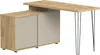 Rohový stôl Vicco Notivo Kašmír 135 x 55 cm s kartotékou, Náhľad obrázku produktu 1