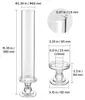 Lot de 24 cylindres en verre SucceBuy pour bougies, Voir les images du produit 8
