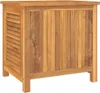 vidaXL Tuinopslag met zak, 60x50x58 cm, massief teakhout Productafbeelding-voorbeeld 7