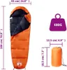 vidaXL Mumienschlafsack für Erwachsene Camping 3 Produktbild-Vorschau 4