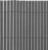 vidaXL Gartenzaun Doppelseitig 110x500 cm Grau Produktbild-Vorschau 4