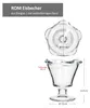 6er Set Rom Eisbecher Glas klar 200ml Dessertschale Produktbild-Vorschau 6