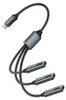 INF Type-C 3-in-1 adapterkabel – aluminium gevlochte USB-C Productafbeelding-voorbeeld 1